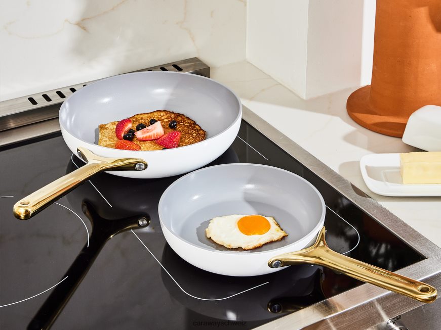 Kochgeschirr CH Caraway Bratpfannen-Duo Weiß TH0NV216