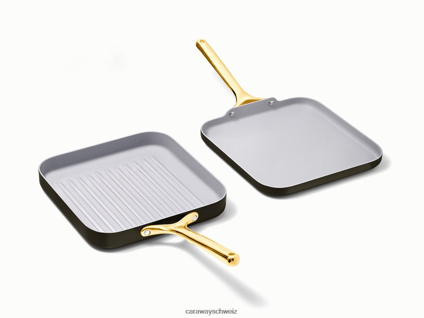 Kochgeschirr CH Caraway quadratisches Pfannen-Duo Schwarz TH0NV263