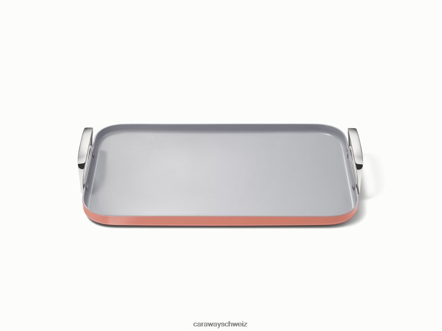 Kochgeschirr CH Caraway Doppelbrenner-Grillplatte Perrakotta TH0NV285