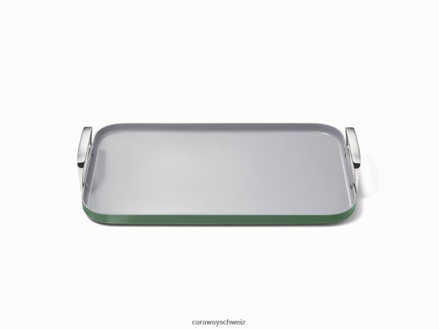 Kochgeschirr CH Caraway Doppelbrenner-Grillplatte Salbei TH0NV284