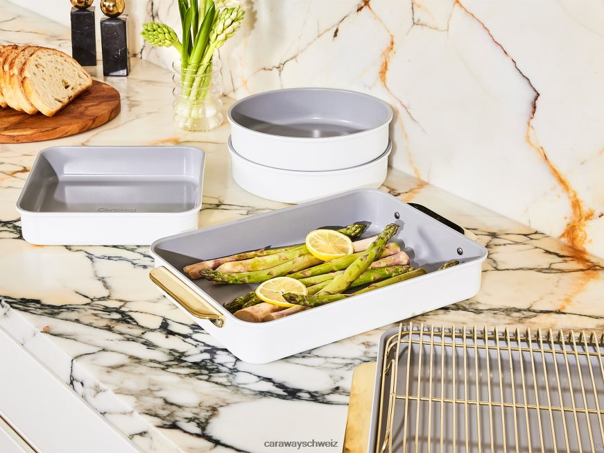 Kochgeschirr CH Caraway Backgeschirr-Set Weiß TH0NV2104